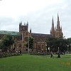 St. Mary's Cathedral.  As Australia’s largest Cathedral building, this English-style Gothic revival building constructed of honey-coloured Sydney sandstone, is regarded as the Mother Church for Australian Catholics.