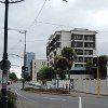 Our Apartment building, right on the streetcar route