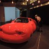 Victor inspects the Porsche Bubble Car