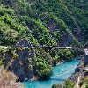 This is the first bungee jump bridge